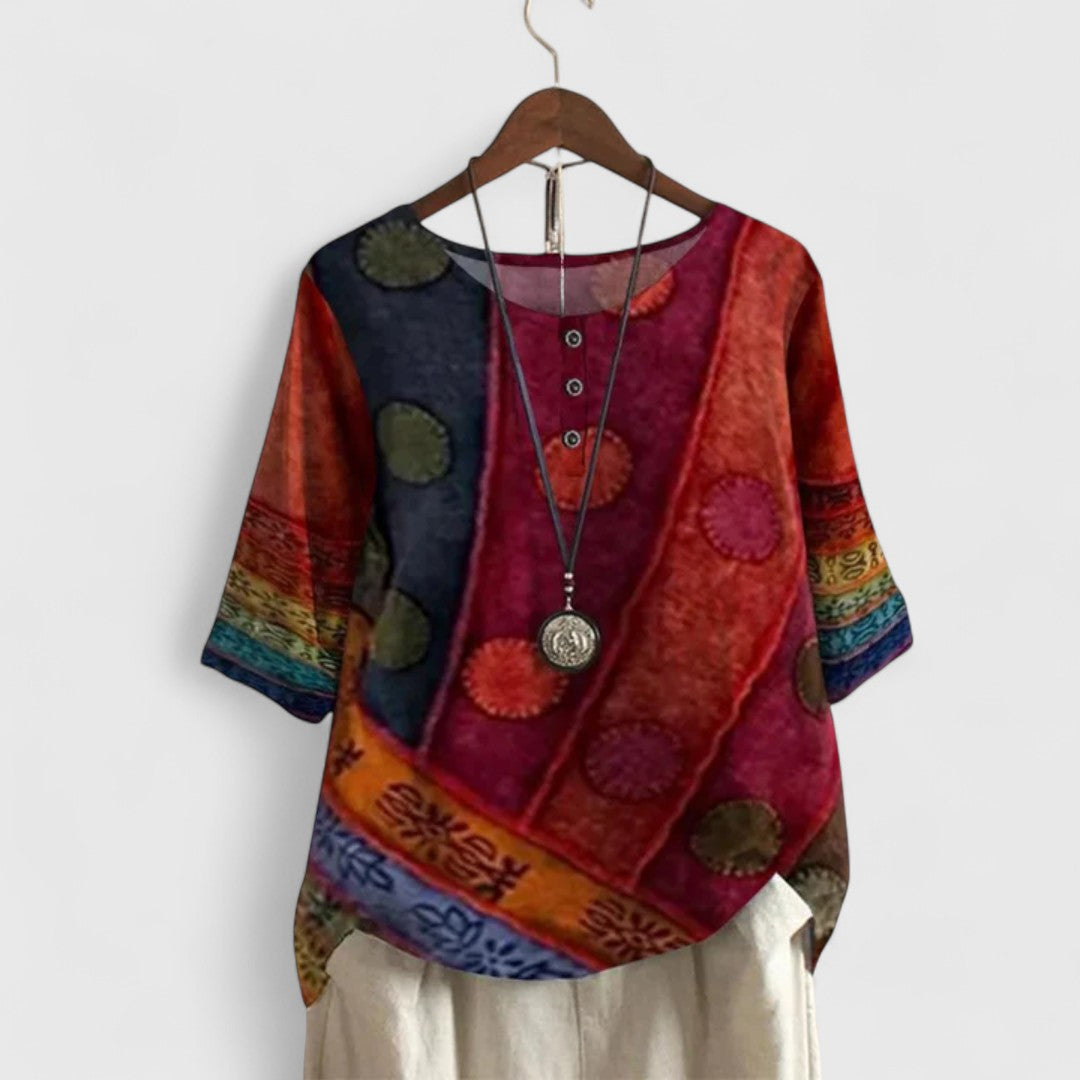 Auralie | Women's Elegant Boho Top