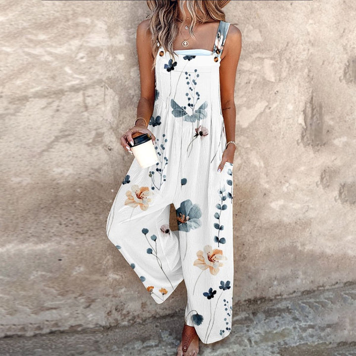 Fiona Floral | Dungarees