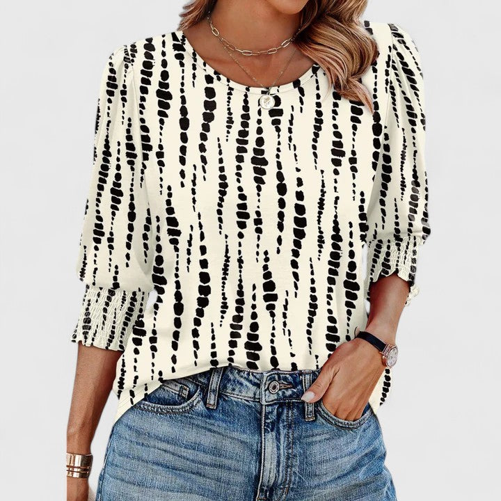 Solara | Women's Elegant Smocked Top