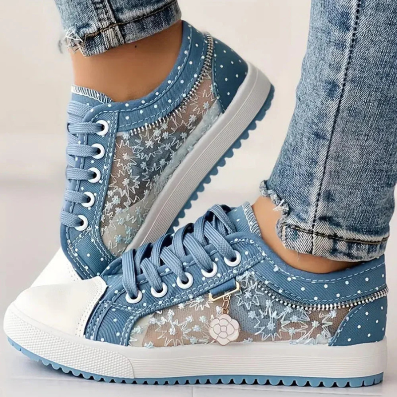 Lucienne - Floral Elegance Sneakers
