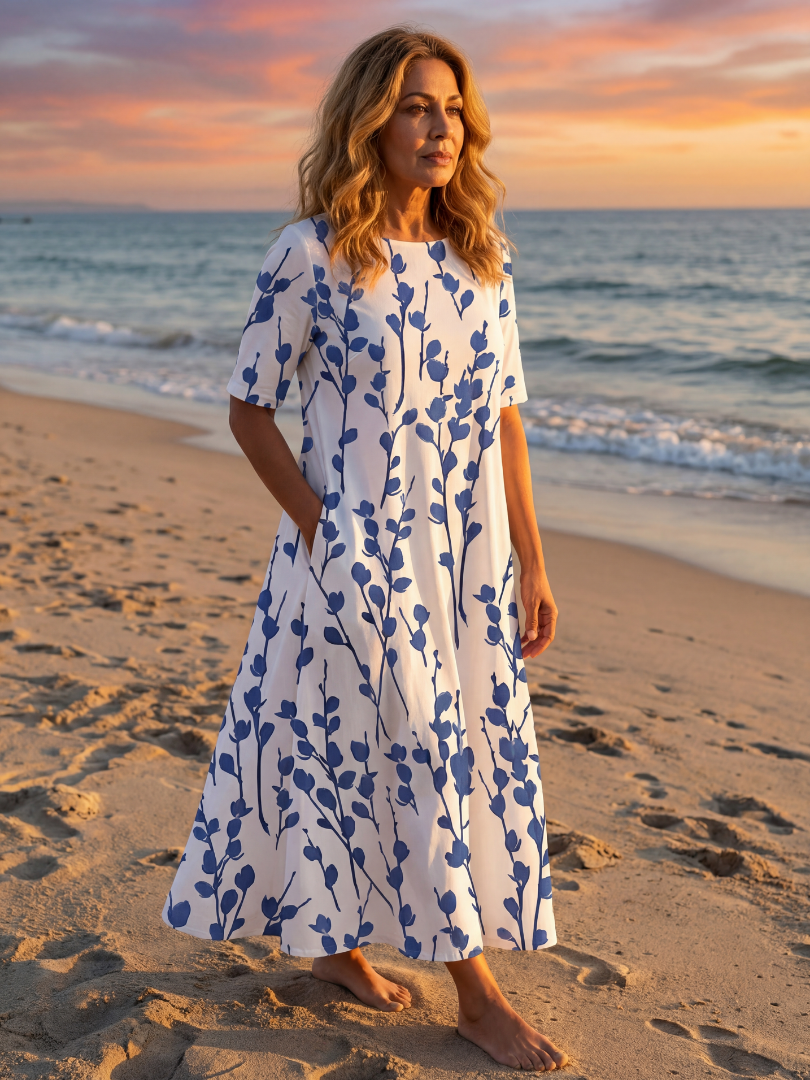 Miles | Floral Midi Dress