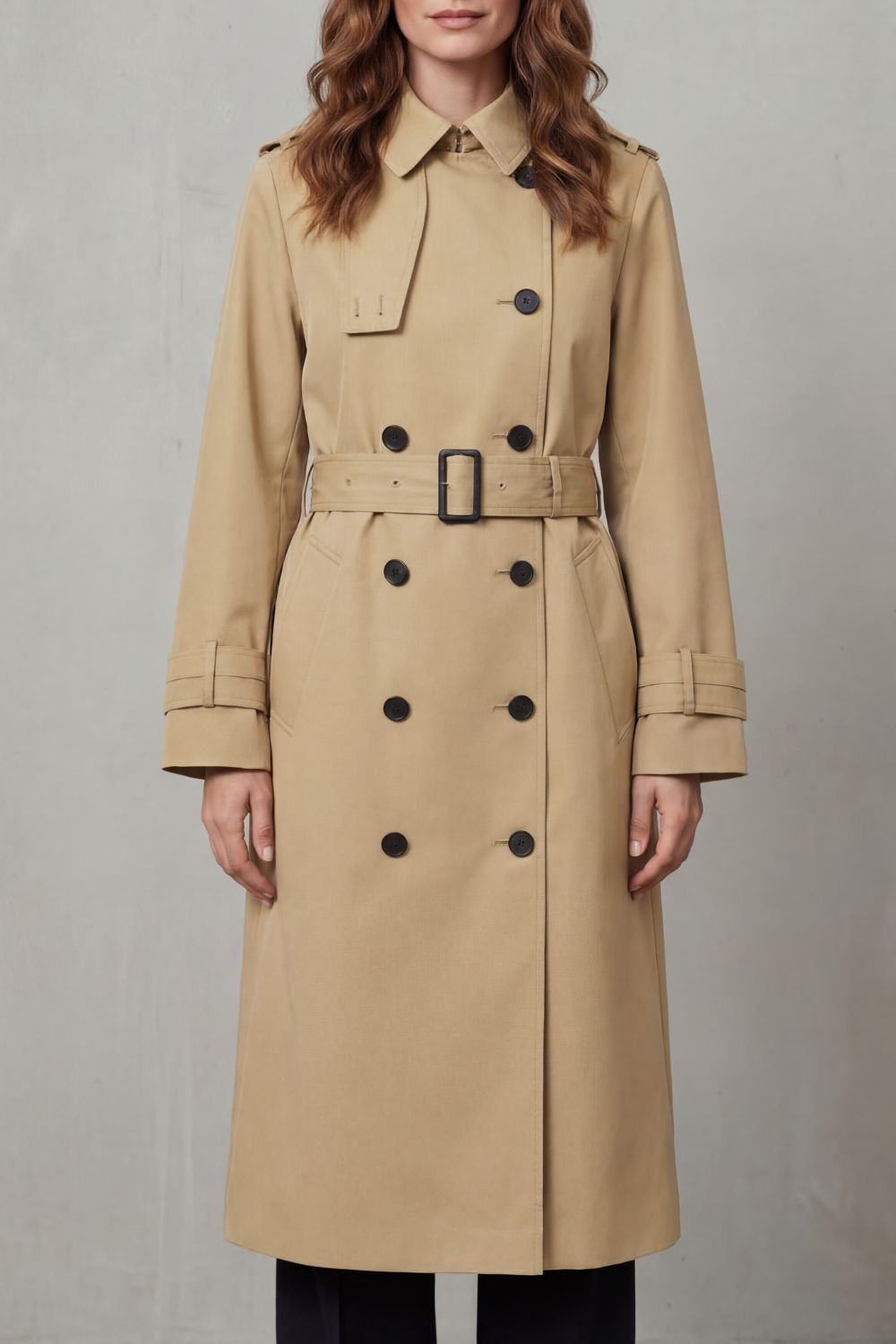 Sorellia | Women's Classic Cut Double-breasted Trench Coat