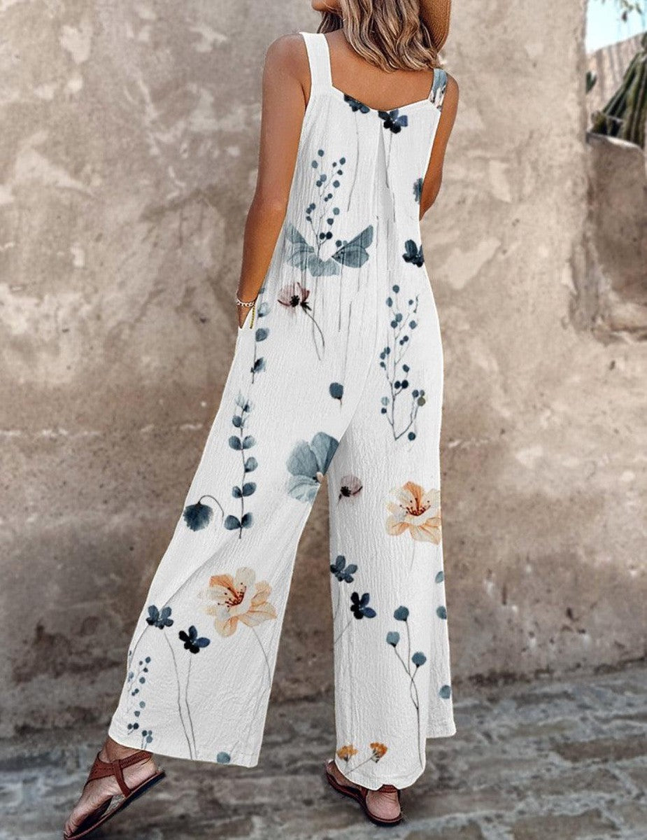 Fiona Floral | Dungarees