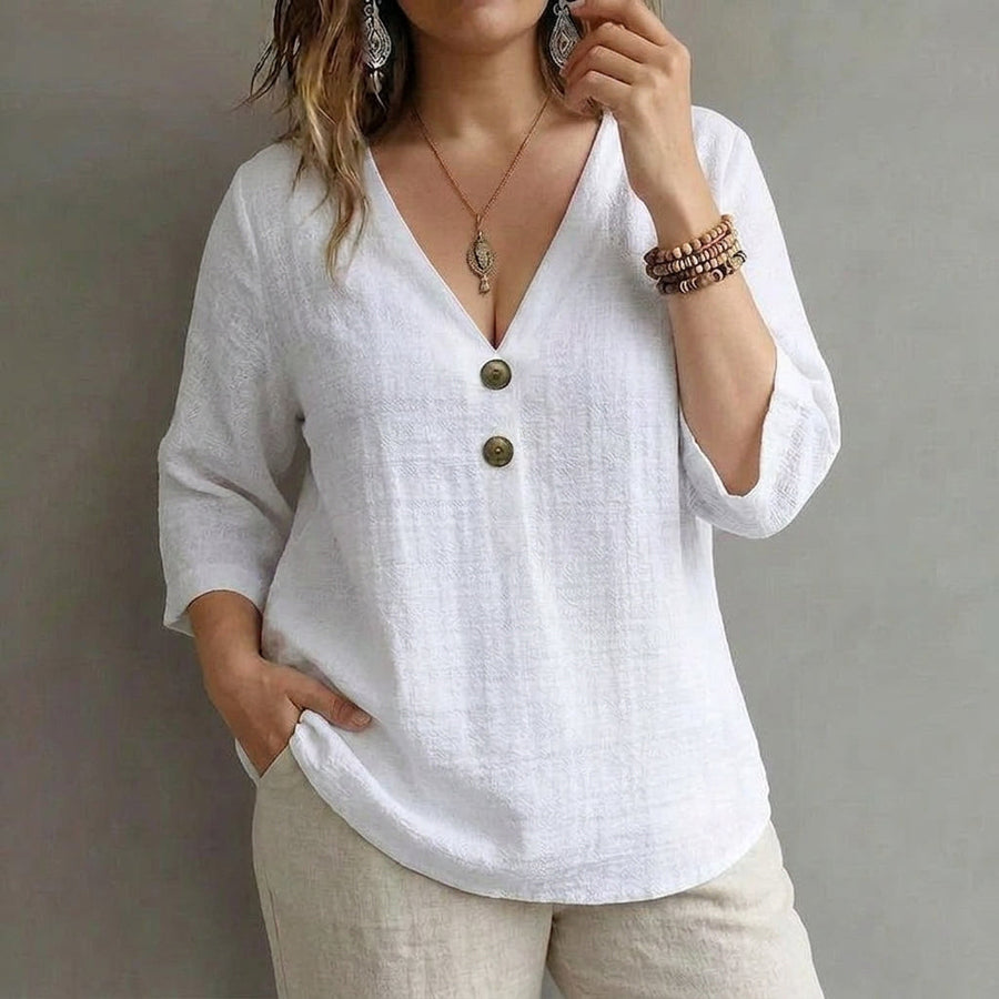 Sofia | Casual Solid Blouse