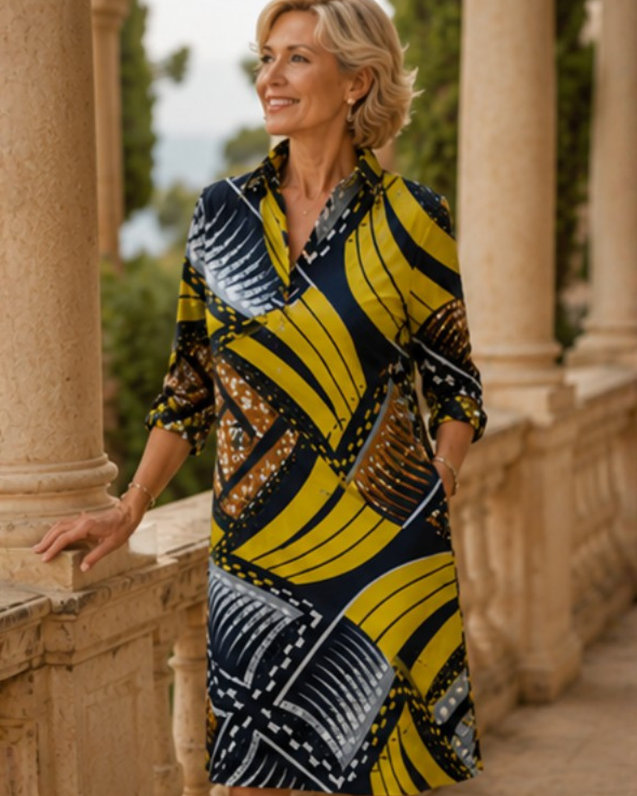 Viviana | Mediterranean Glow Dress