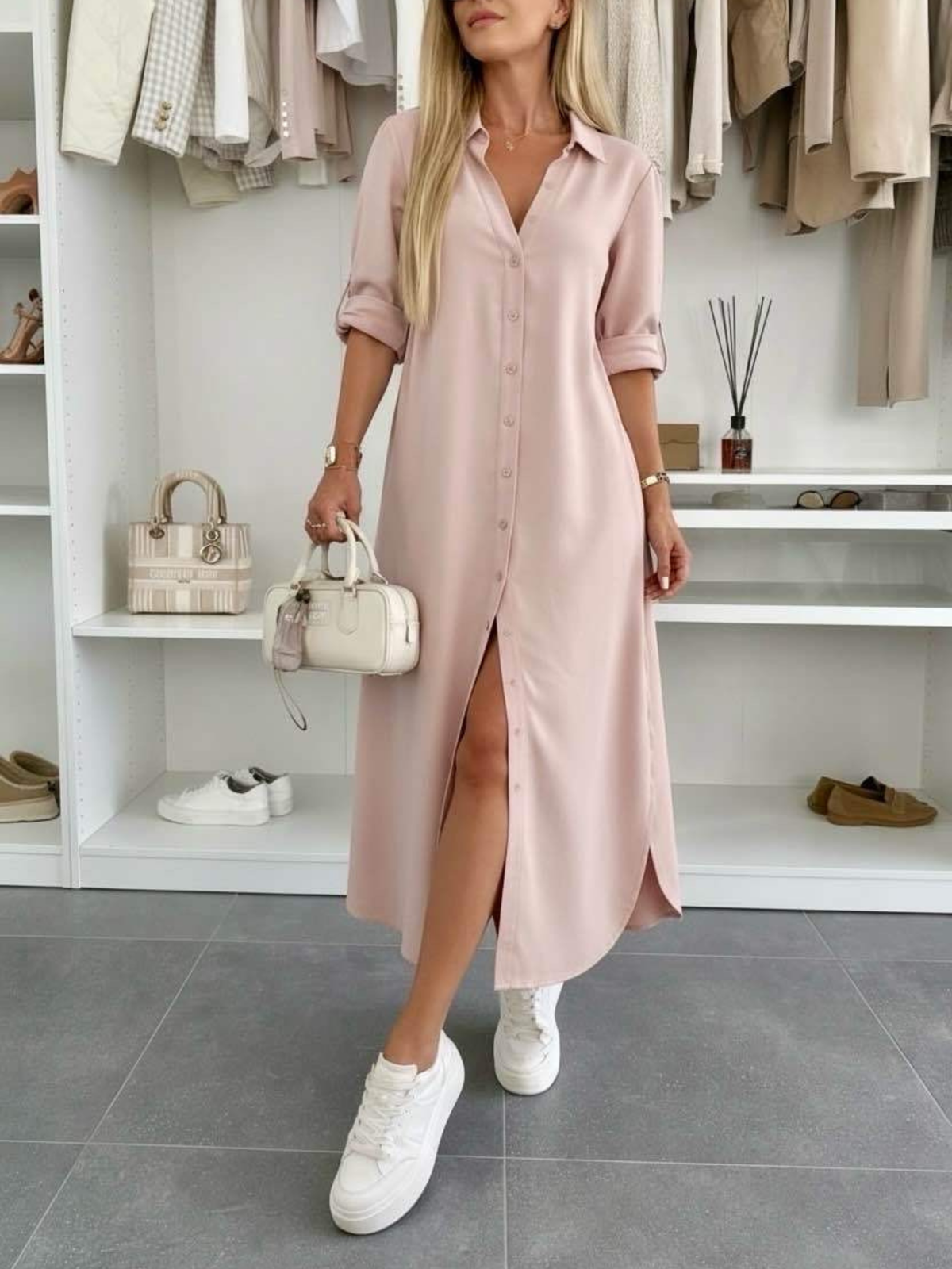 Jenna | Oversized Shirt Dress