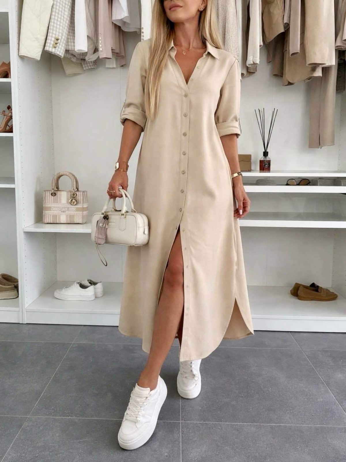 Jenna | Oversized Shirt Dress