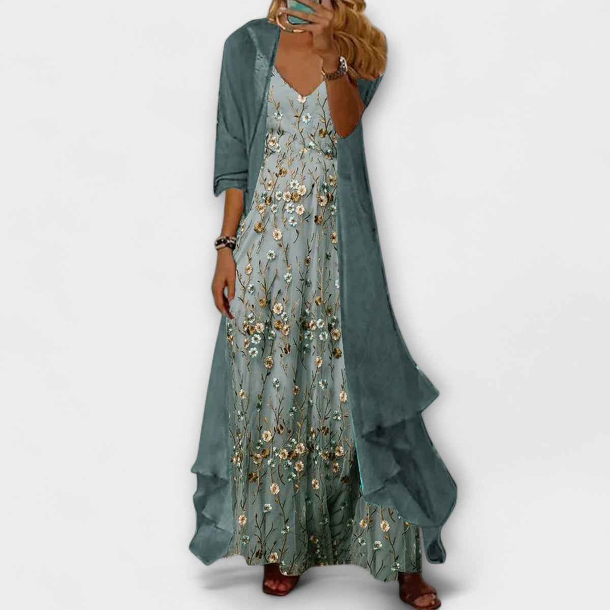 Bryleigh | Elegant Tummy Coverage Two-Piece Set