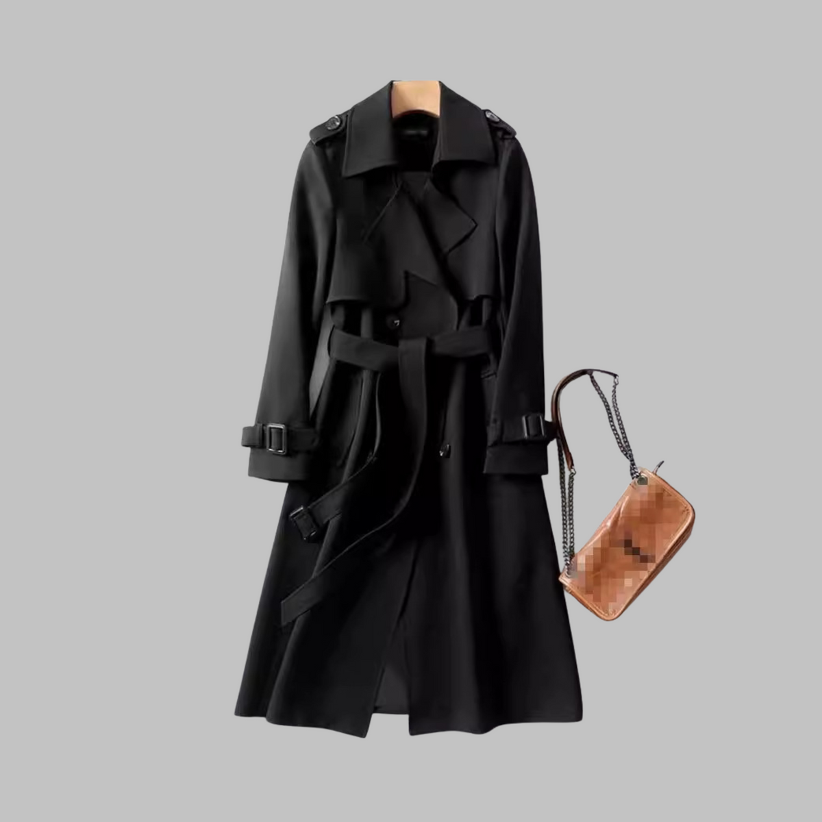 Tia | Women's Elegant Knee-Length Loose Fit Coat