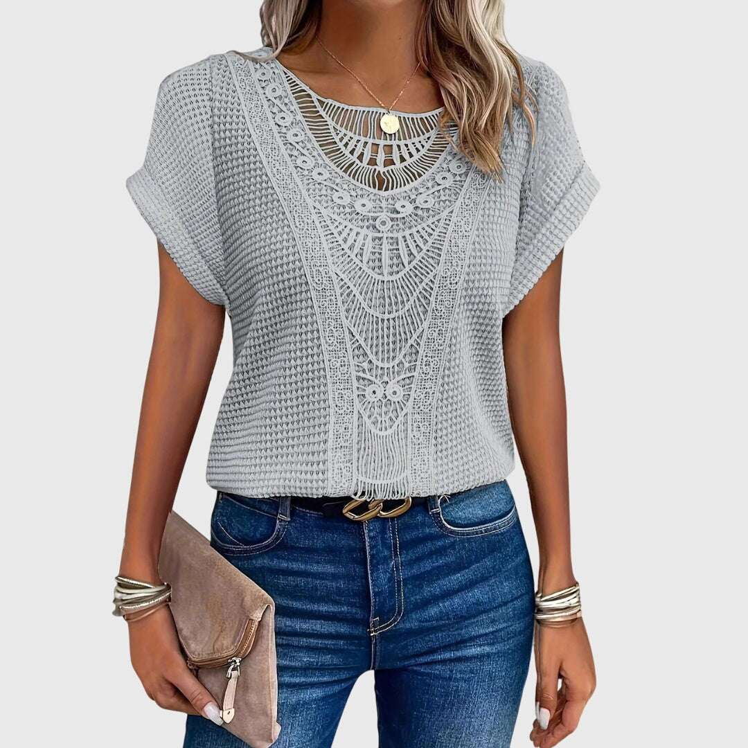 Pearl | Women's Elegant Ibiza Style Blouse