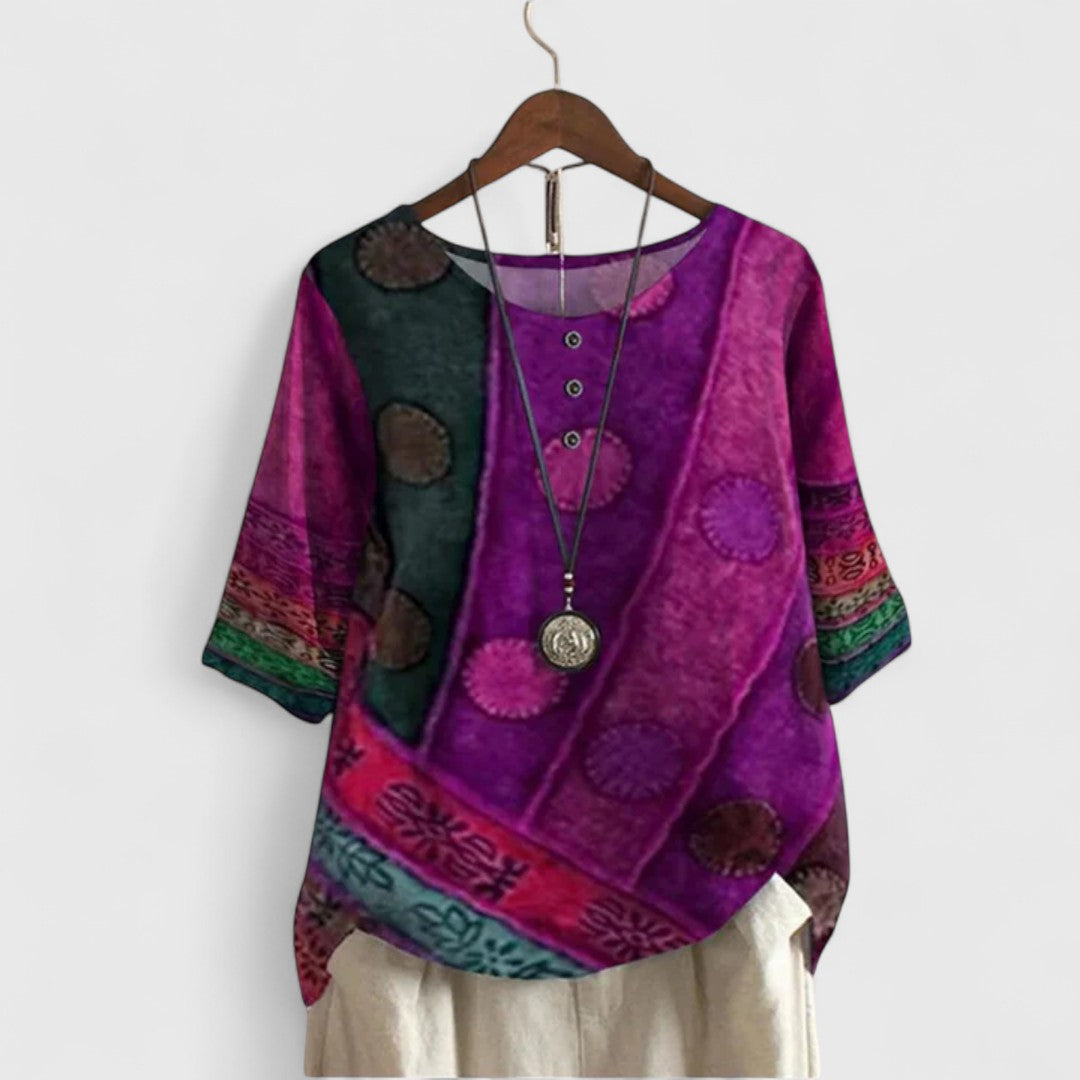 Auralie | Women's Elegant Boho Top