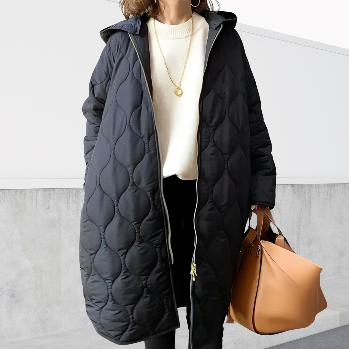 Nordica | Women's Oversized Hooded Parka with Unique Accents