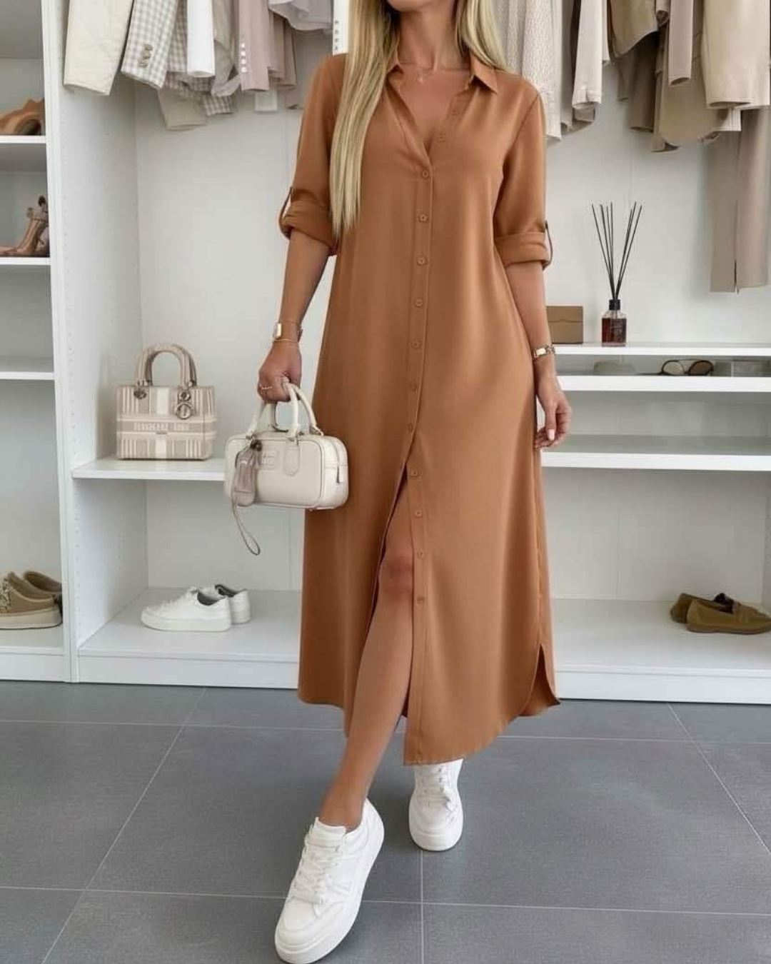 Jenna | Oversized Shirt Dress