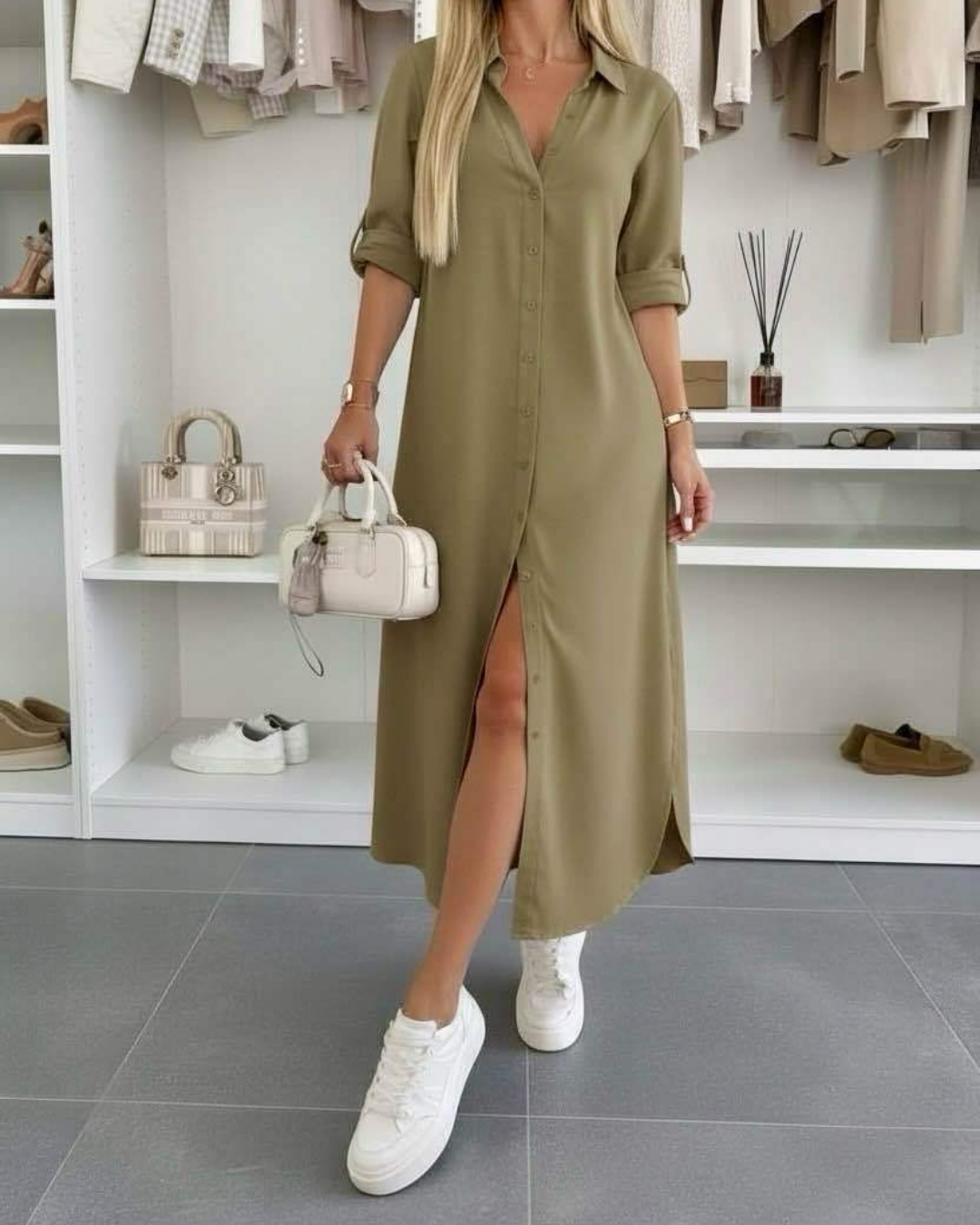 Jenna | Oversized Shirt Dress