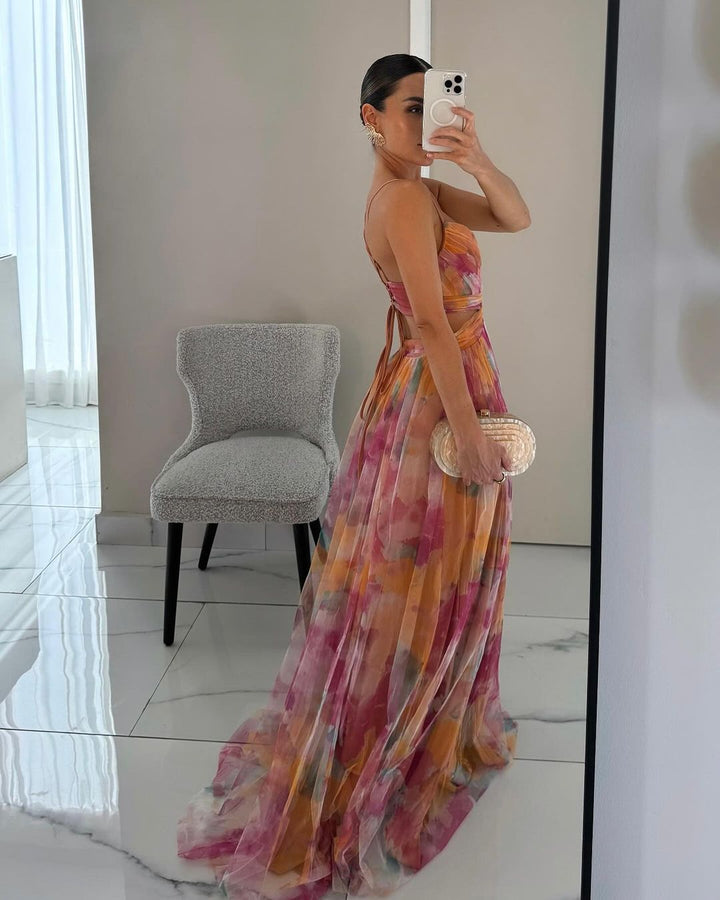 Giselle | Elegant Floral Maxi Dress