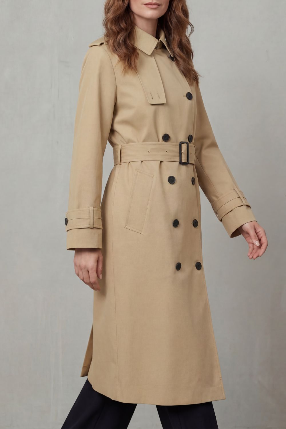 Sorellia | Women's Classic Cut Double-breasted Trench Coat