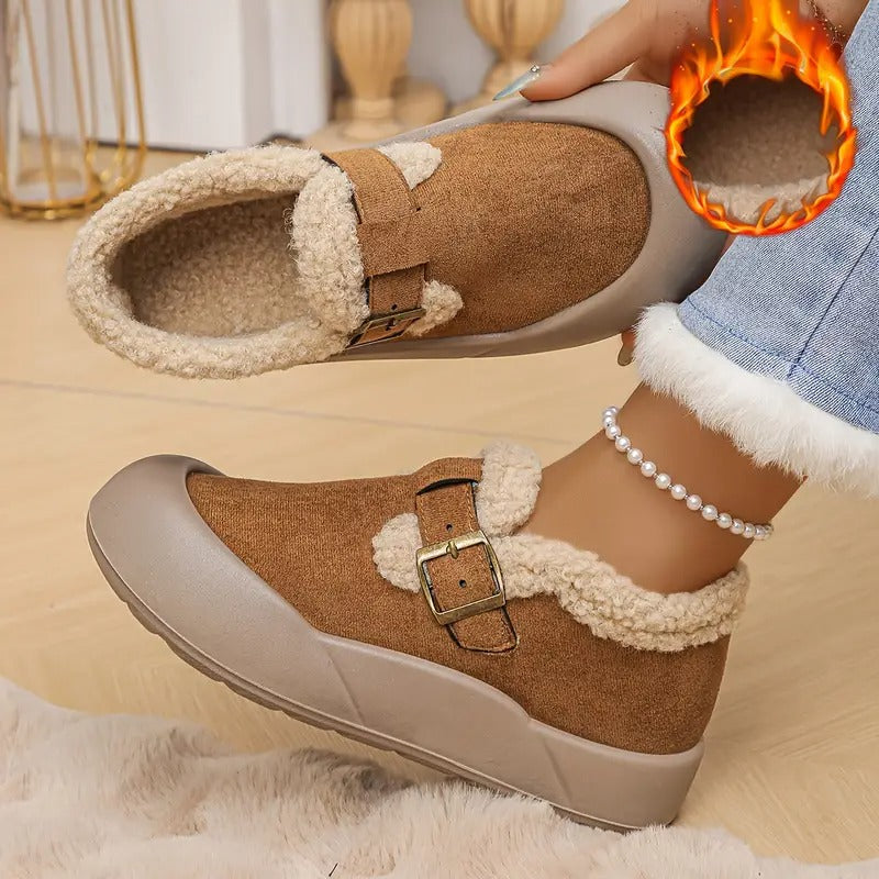 Felicia | Zapatos cómodos con forro de lana