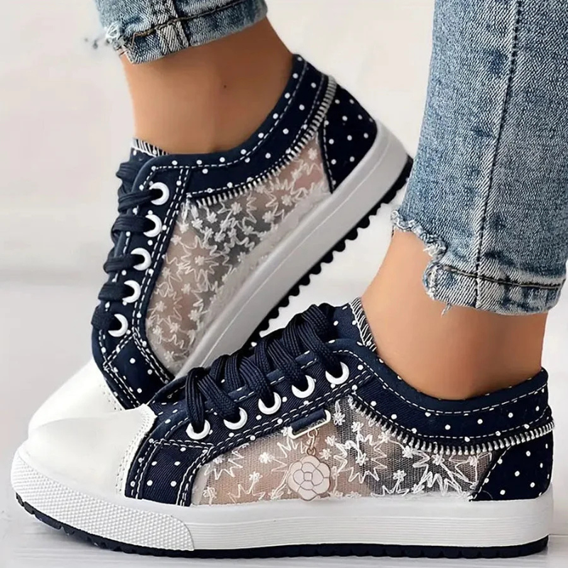 Lucienne - Floral Elegance Sneakers