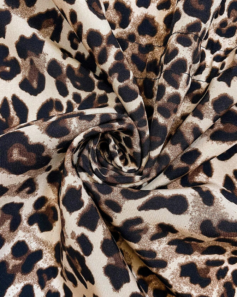 Aleah | Women's Leopard Print Reversible Coat