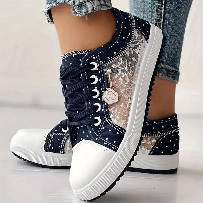 Lucienne - Floral Elegance Sneakers