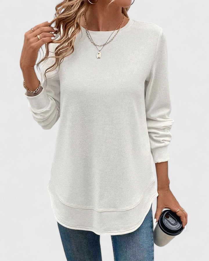 Nadyalyn | Women's Elegant O-Neck Long Sleeve