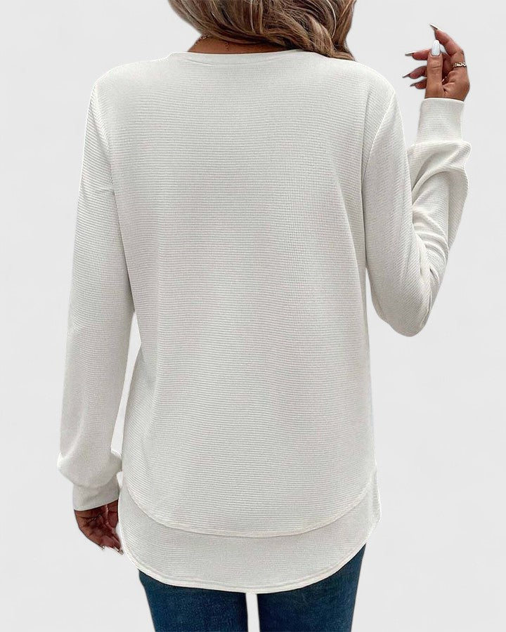 Nadyalyn | Women's Elegant O-Neck Long Sleeve