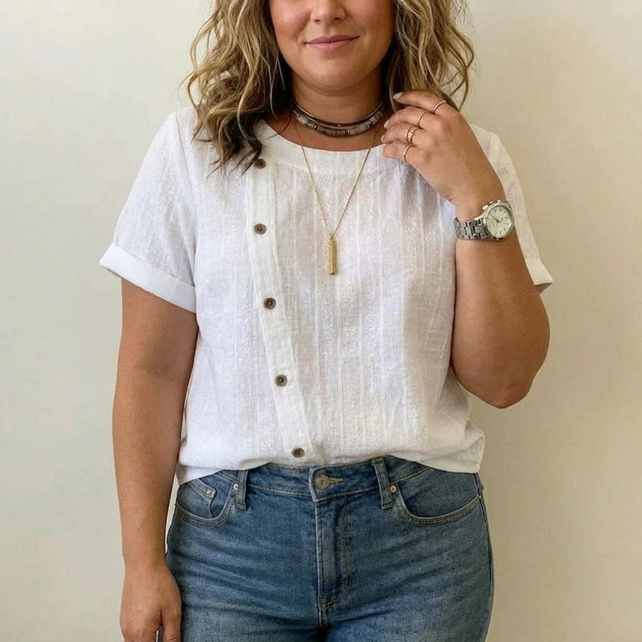 Penelope | Casual Solid Blouse