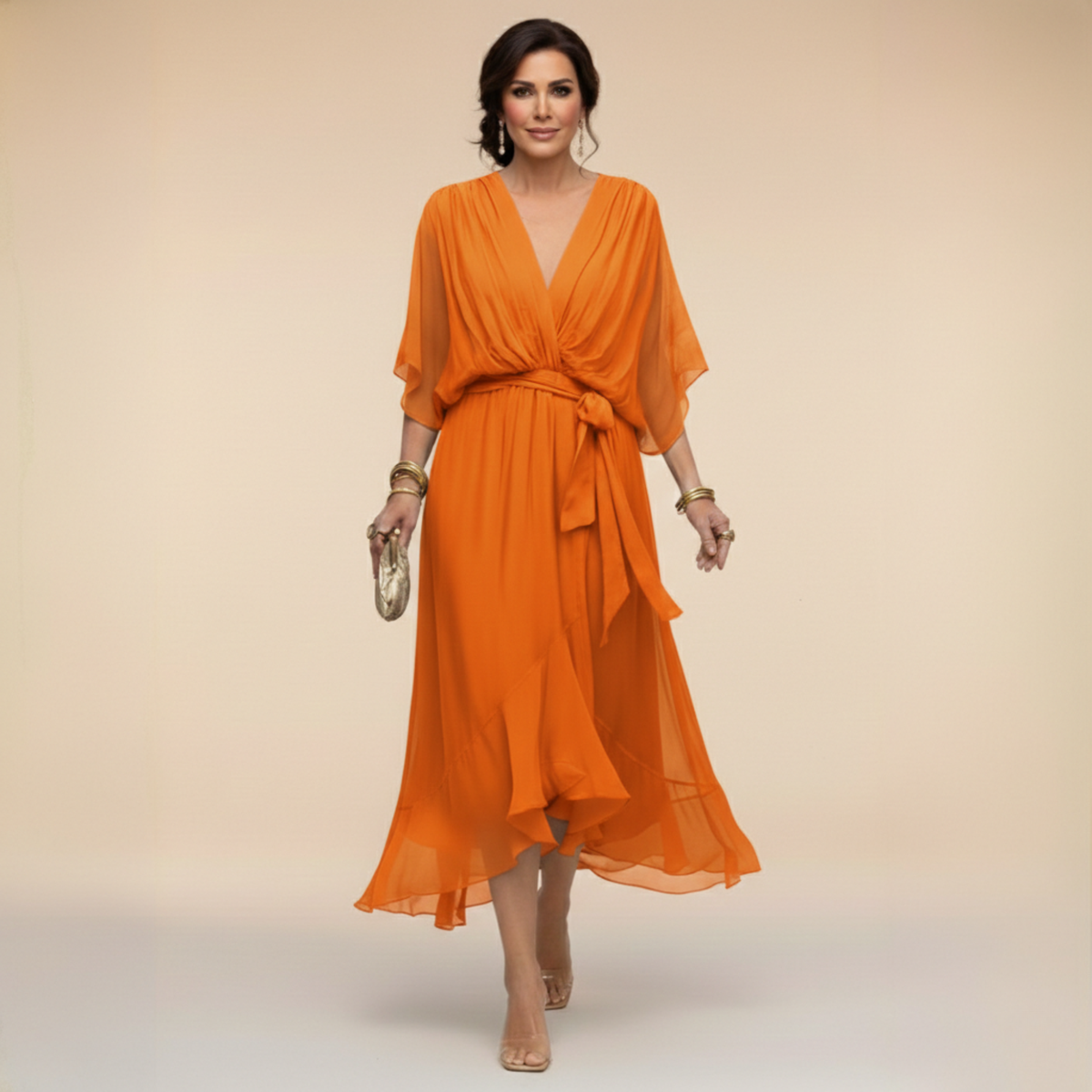 Monica | V-Neck Dress Design