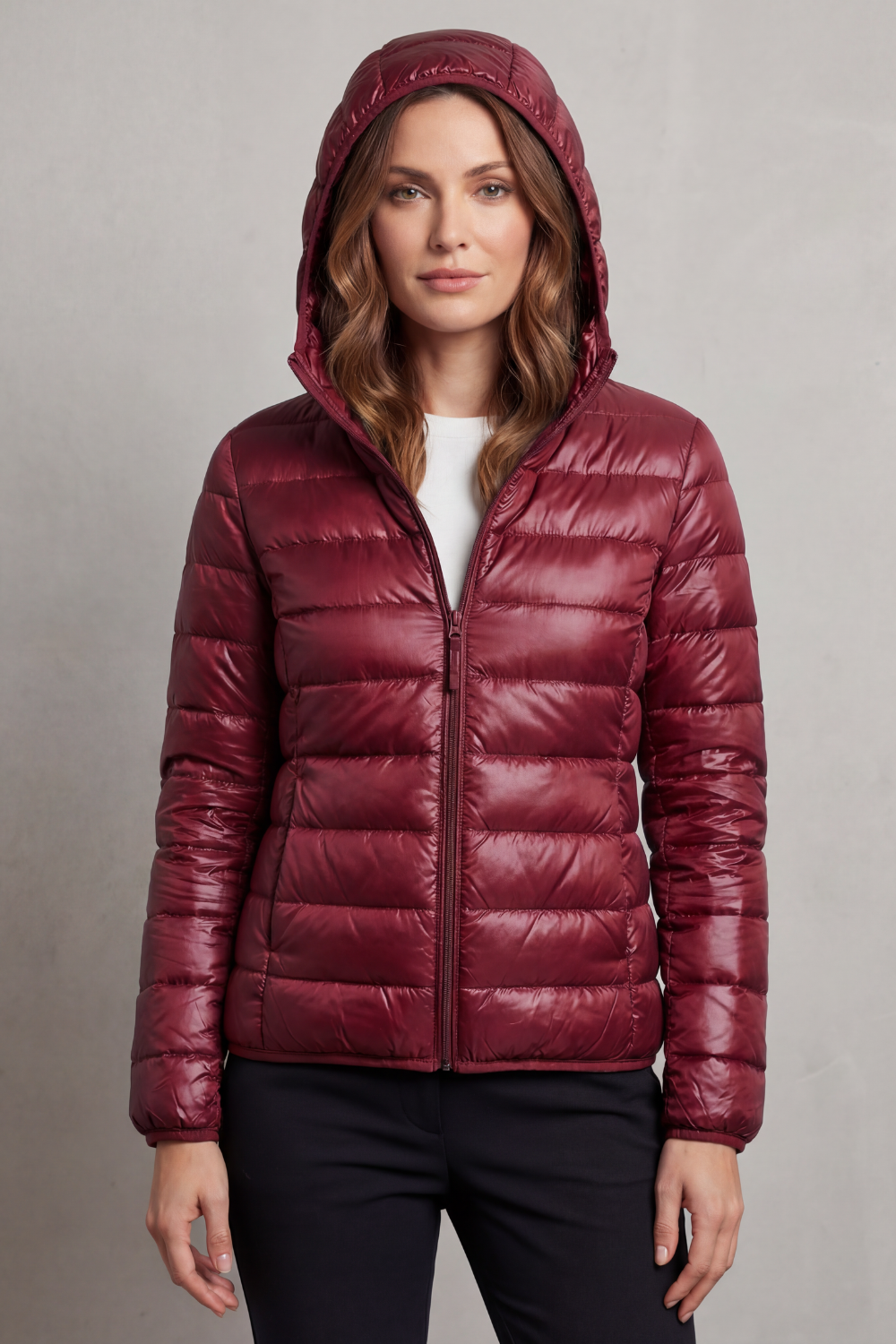 Aela | Women's Ultra Light Packable Hooded Puffer Jacket