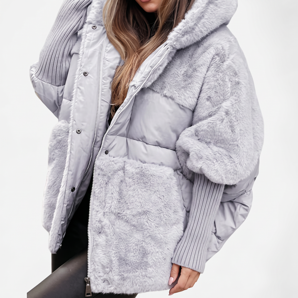 Amara | Women's Plush Hooded Coat