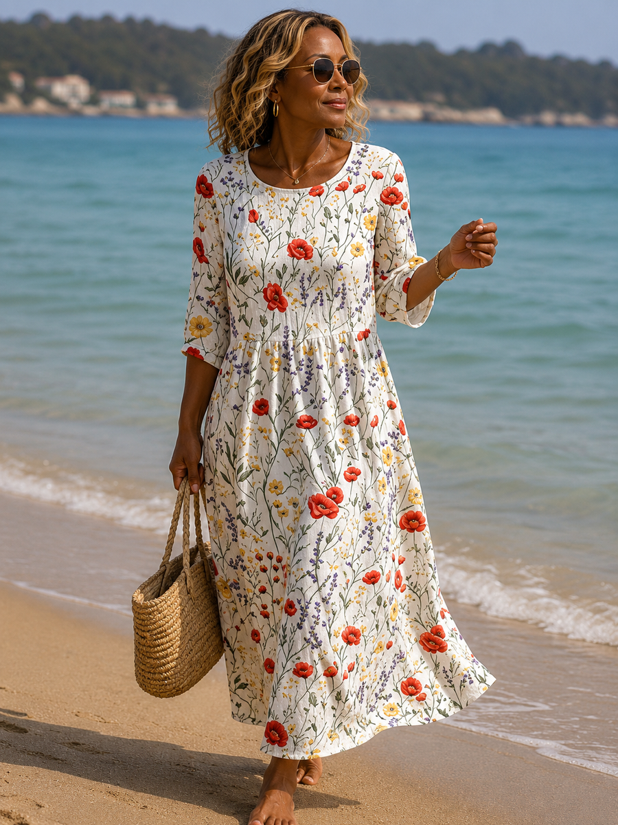 Garden midi dress