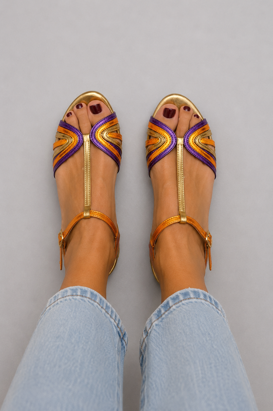 Viviana | Sandals in Mediterranean Colors