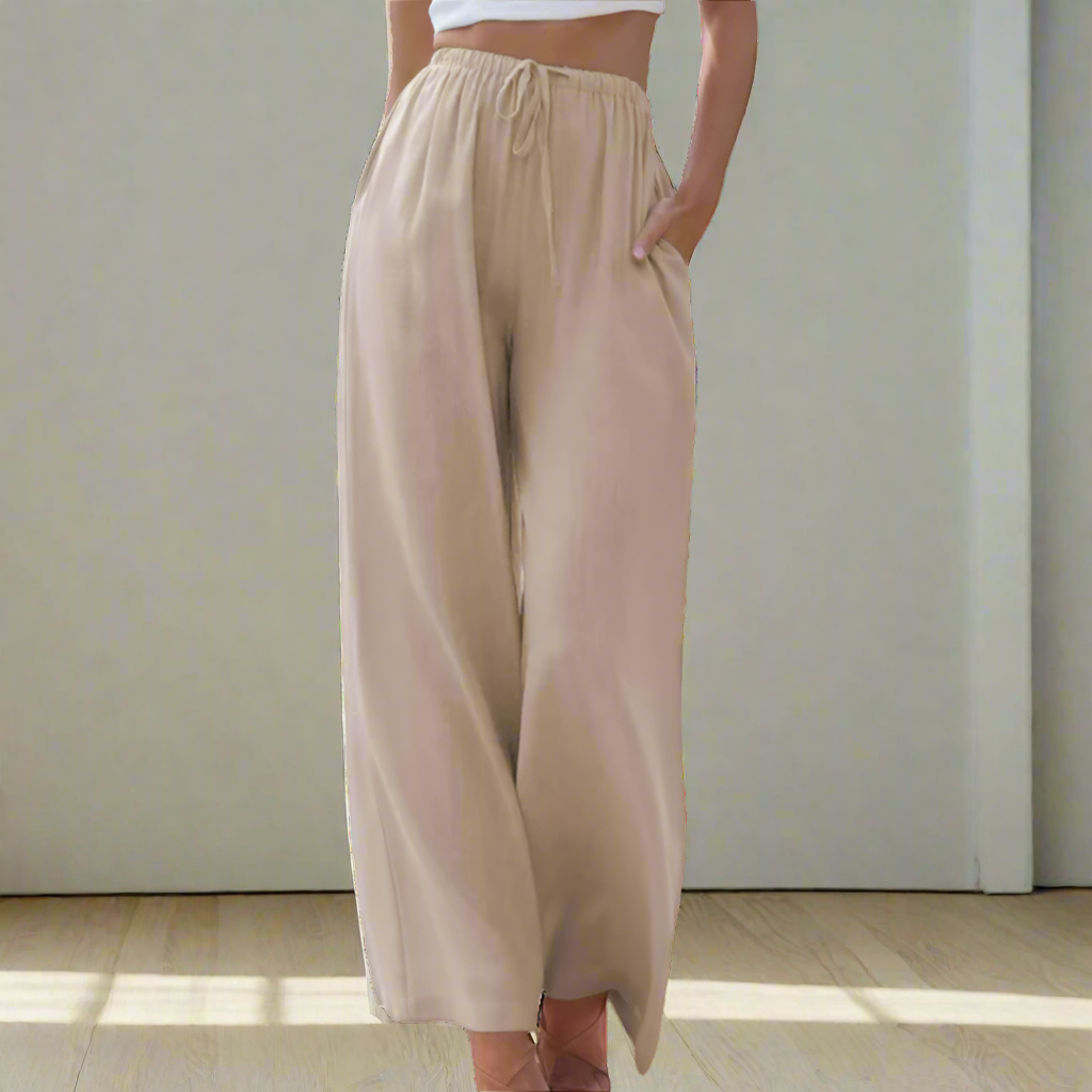 Liam | Pantalones de Verano de Pierna Ancha