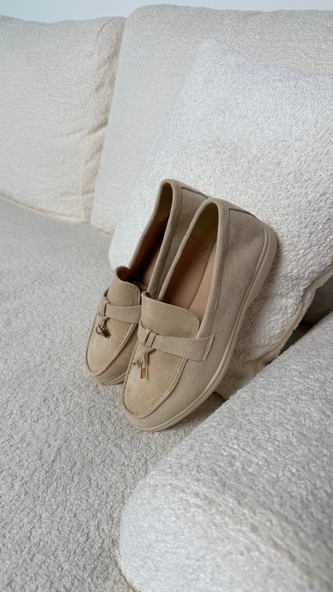 Suzie | Walkers Beige Loafer