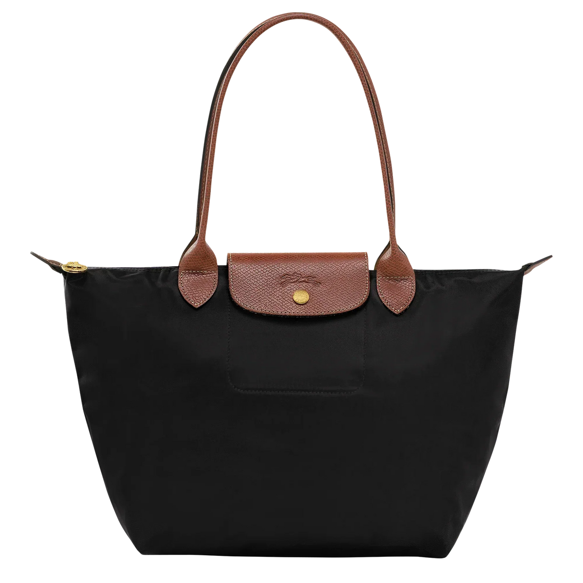 Compact Black Foldable Shopping Bag