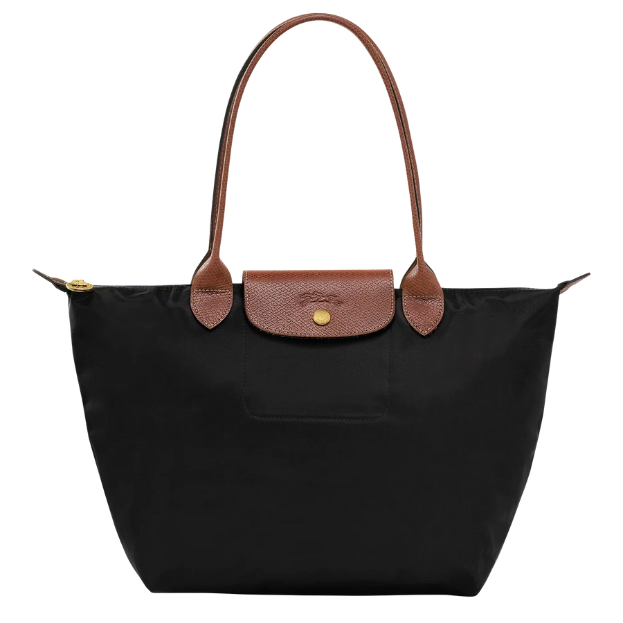 Compact Black Foldable Shopping Bag