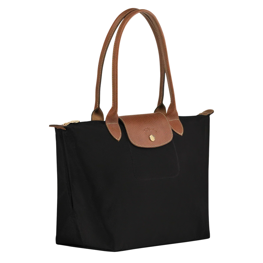 Compact Black Foldable Shopping Bag