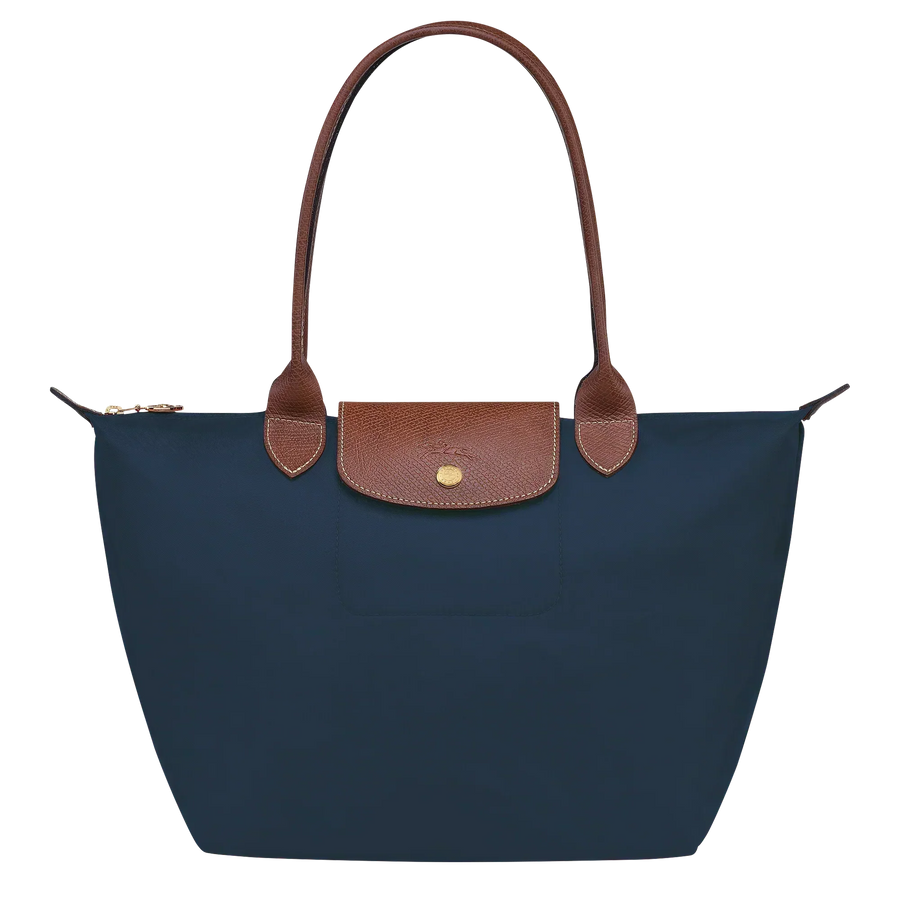 Navy Blue Foldable Shopping Bag