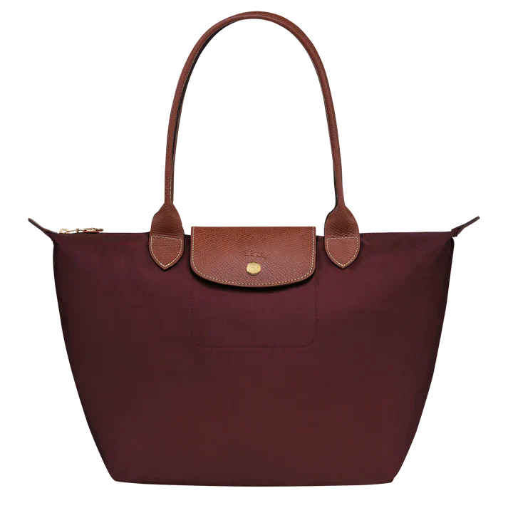 Burgundy Foldable Shopping Bag