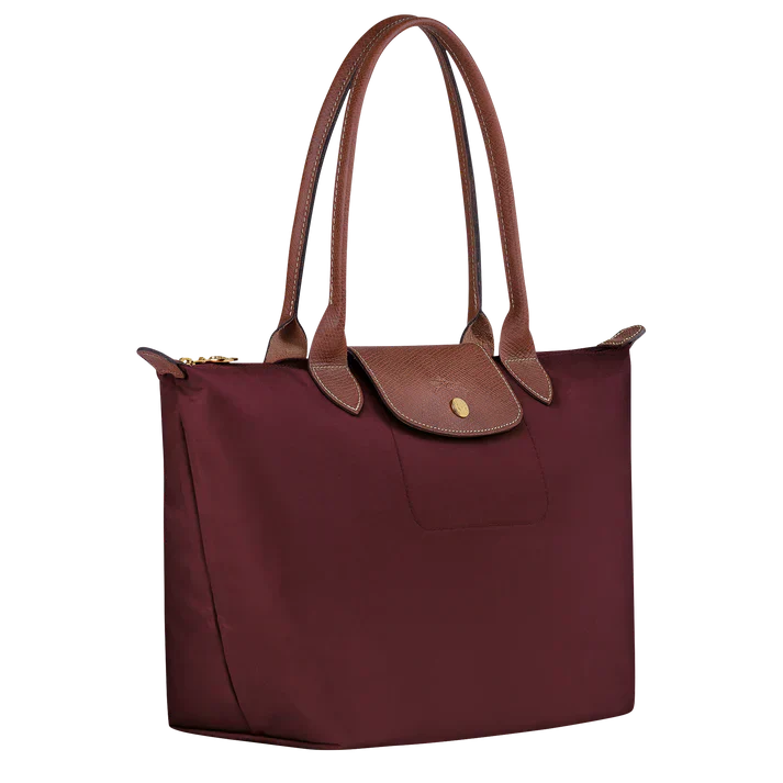 Burgundy Foldable Shopping Bag