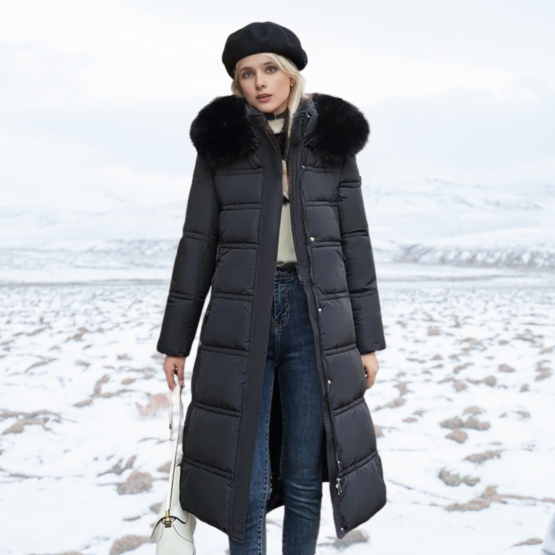 Lucia | Women's Designer Winter Parka with Fur Hood