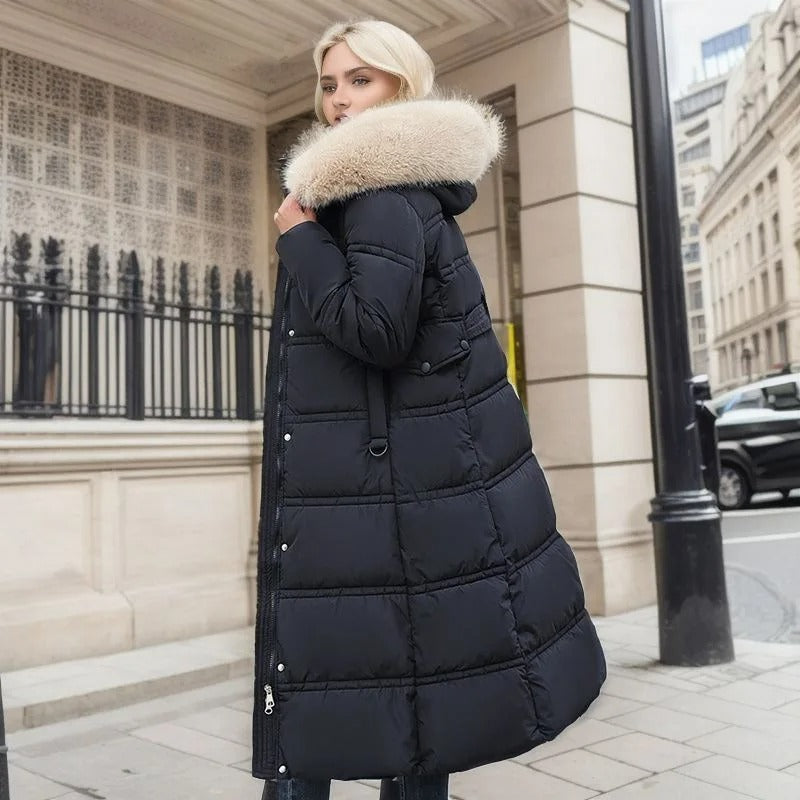 Lucia | Women's Designer Winter Parka with Fur Hood