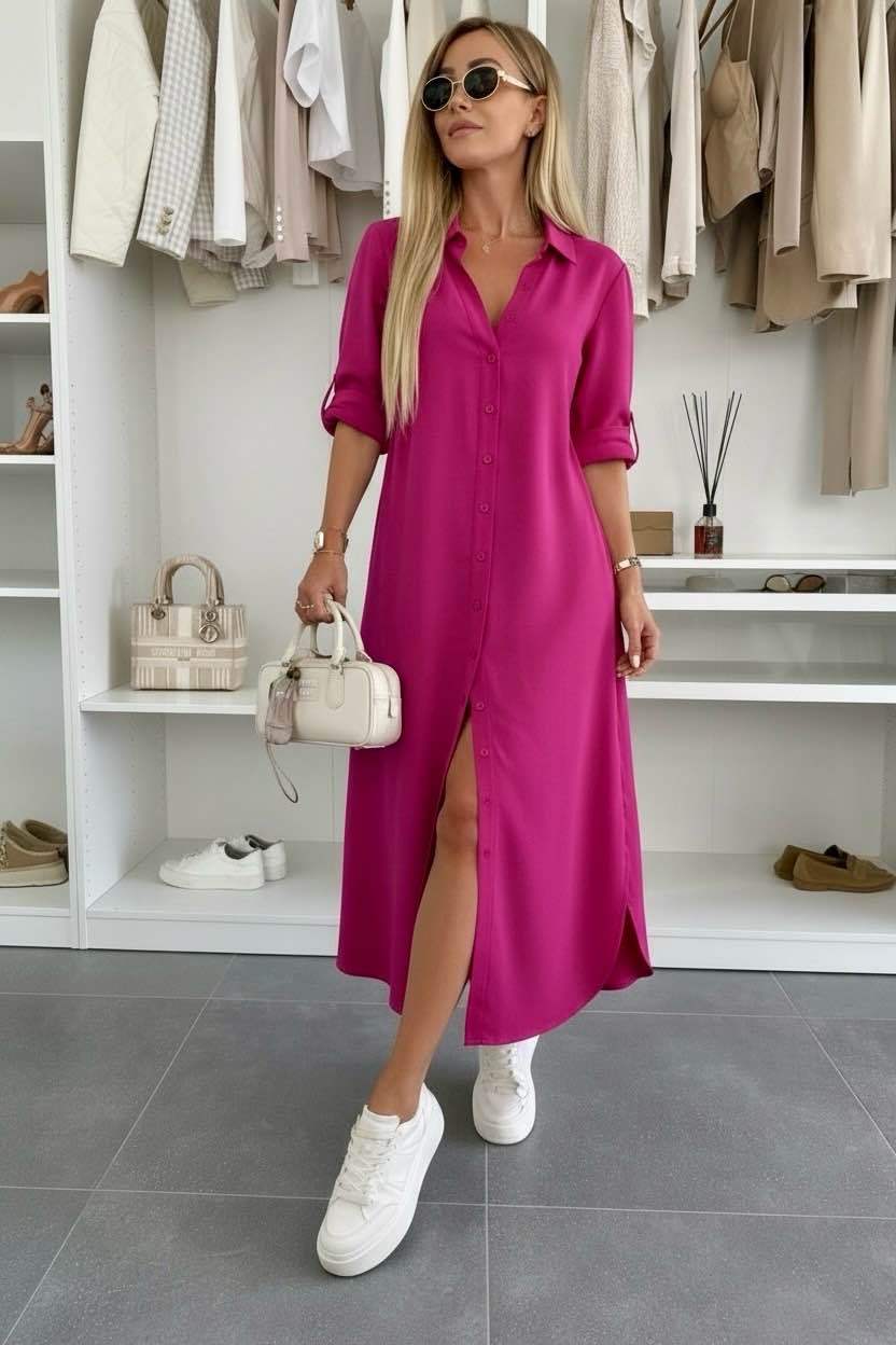 Jenna | Oversized Shirt Dress