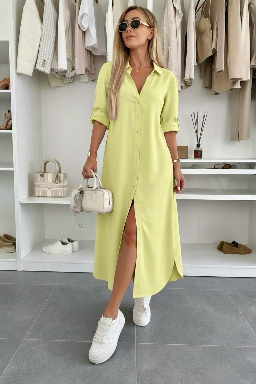 Jenna | Oversized Shirt Dress
