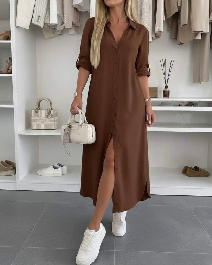 Jenna | Oversized Shirt Dress