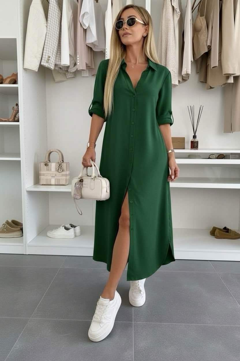Jenna | Oversized Shirt Dress