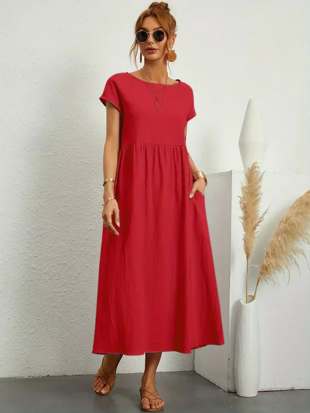Ursina™ | Elegant Midi Dress
