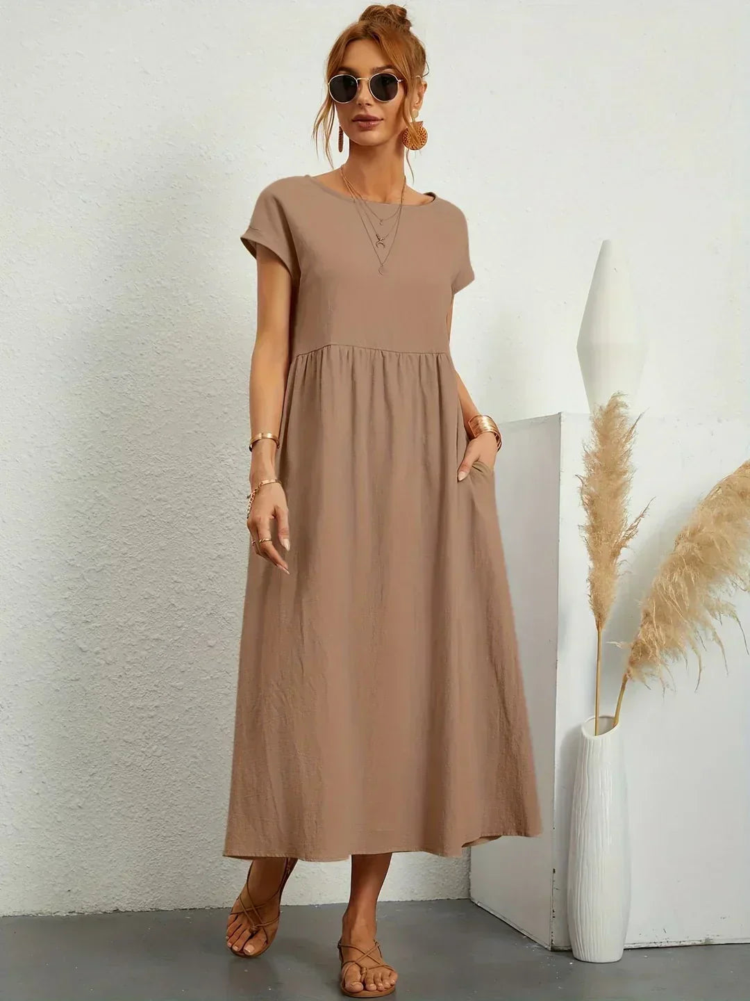 Ursina™ | Elegant Midi Dress