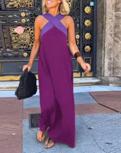 Quirine™ | Elegant Wrap-Front Maxi Dress