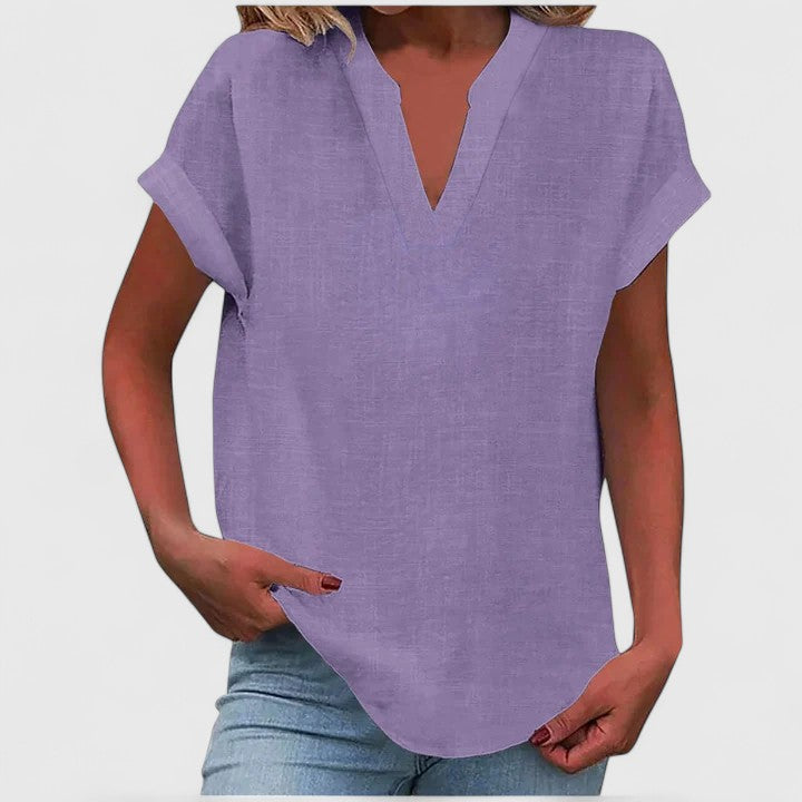 Xavinah | Women's Comfortable V-Neck Blouse